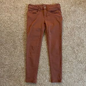 American Eagle Rust Color Jeans